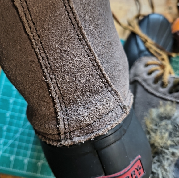 Sperry top-sider faux fur lined waterproof duck boots with leather laces - Picture 9 of 11